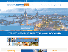 Tablet Screenshot of dockyardbermuda.com